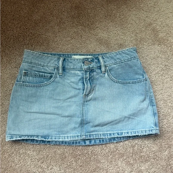 Hollister Light Blue Denim Skirt - Picture 4 of 7